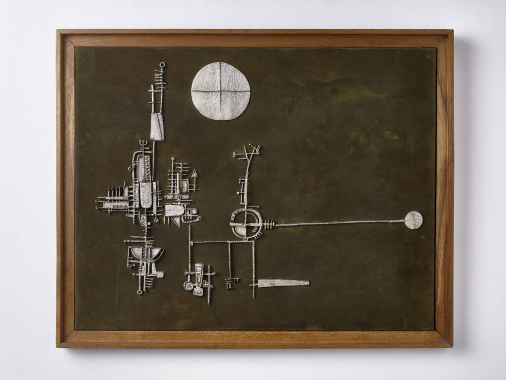 Arnaldo Pomodoro La luna il sole la torre, 1955