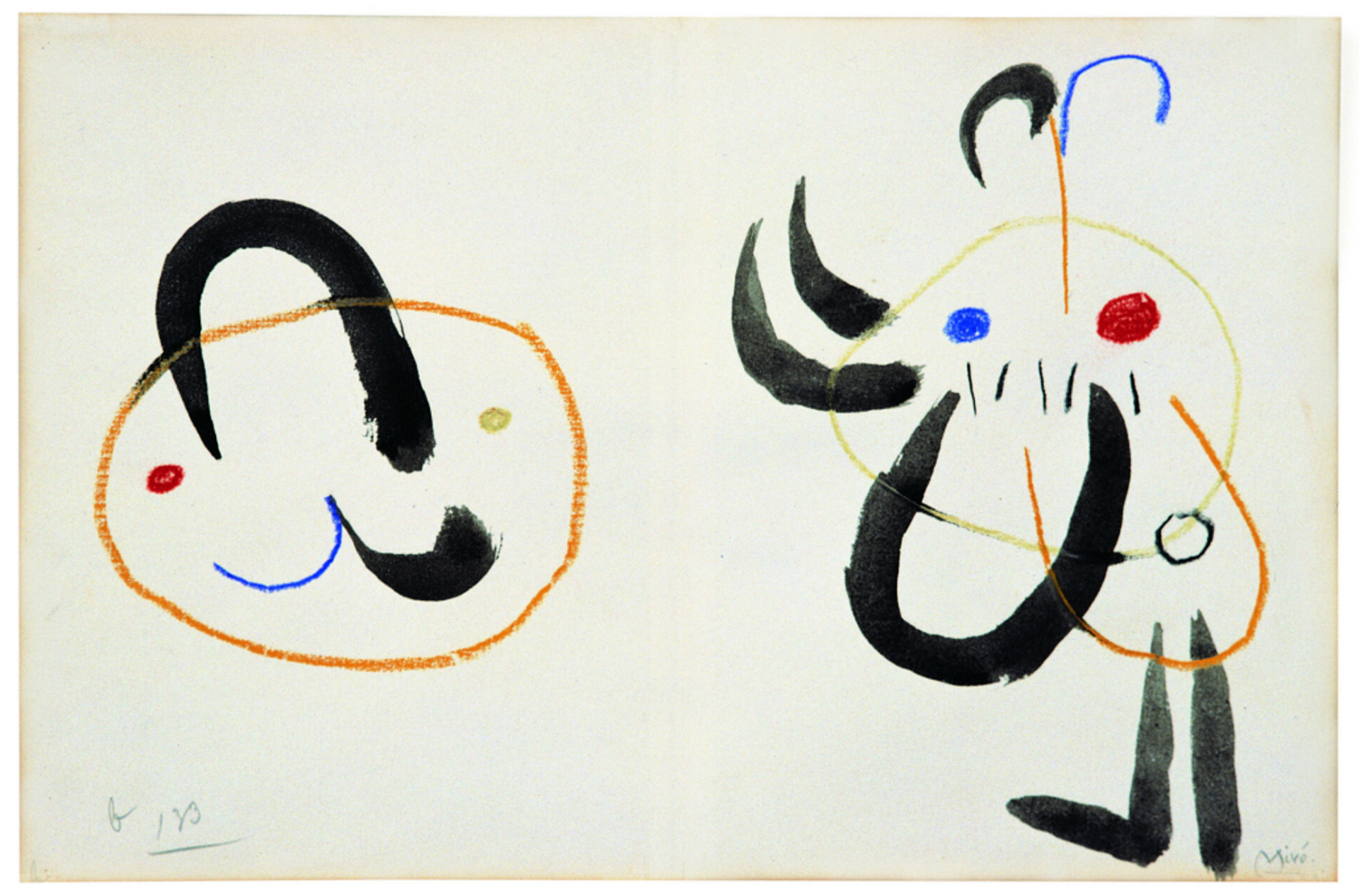 Miró Joan, <em>UBU</em> (1950)