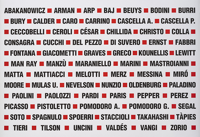 Opere grafiche nella scultura del Novecento