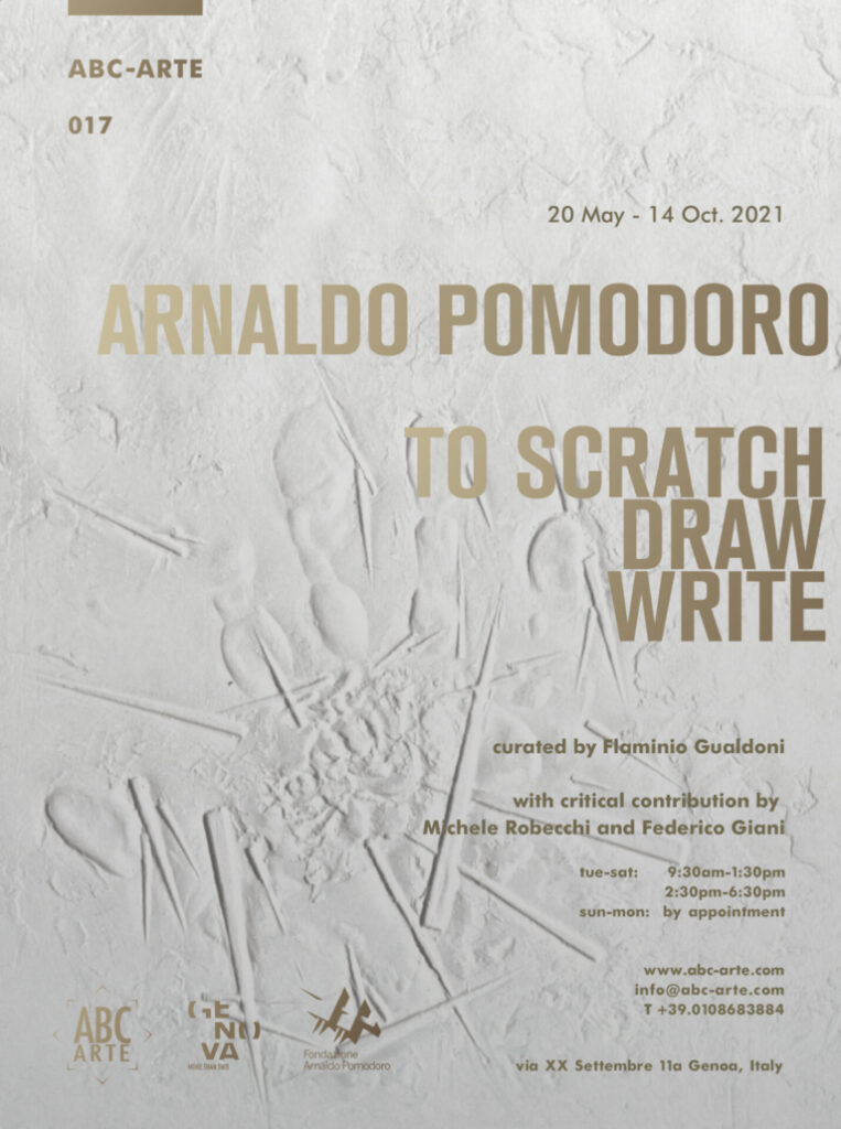 Arnaldo-Pomodoro-TO-SCRATCH-DRAW-WRITE-ABC-ARTE-2021-1-767x1030
